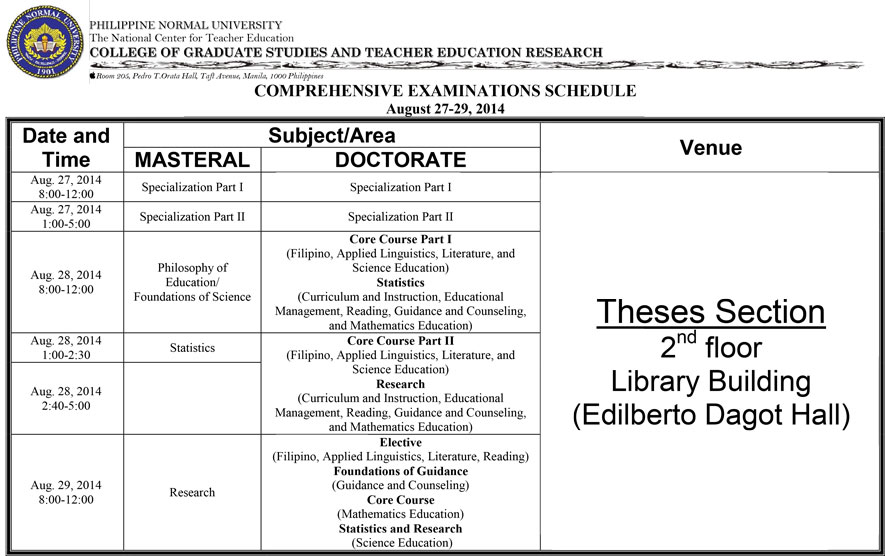 Compre-Exam-Schedule-August-2014