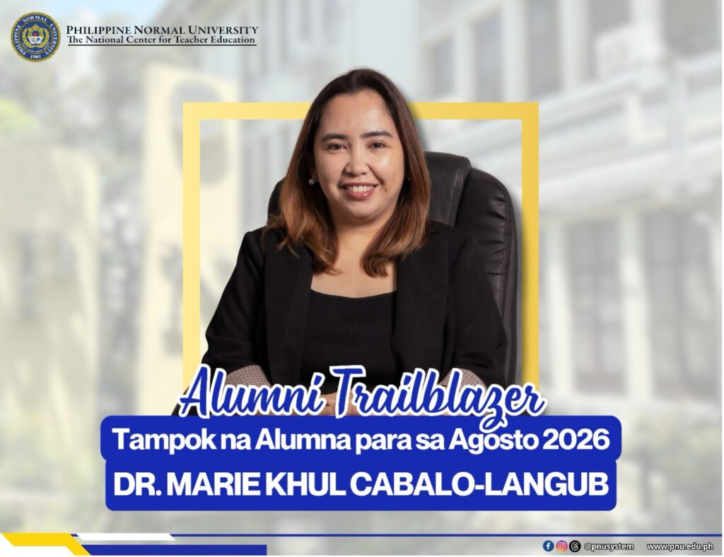 Alumni Trailblazer for August 2026 – Dr. Marie Khul Cabalo-Langub
